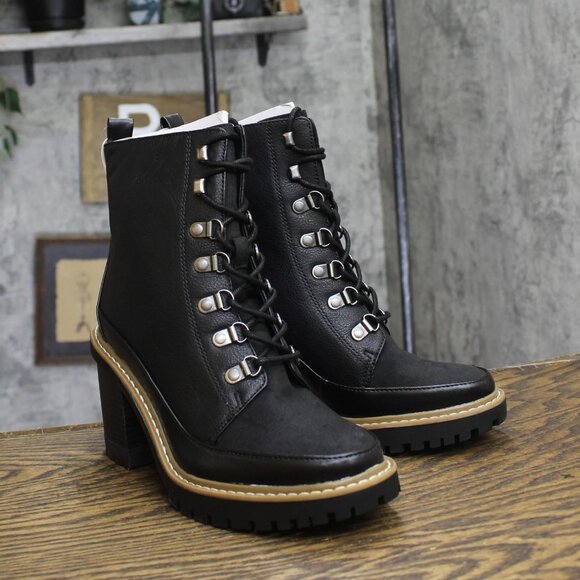 A New Day Womens Tessa Winter Boots 88375337 Black 7.5M - Picture 1 of 9